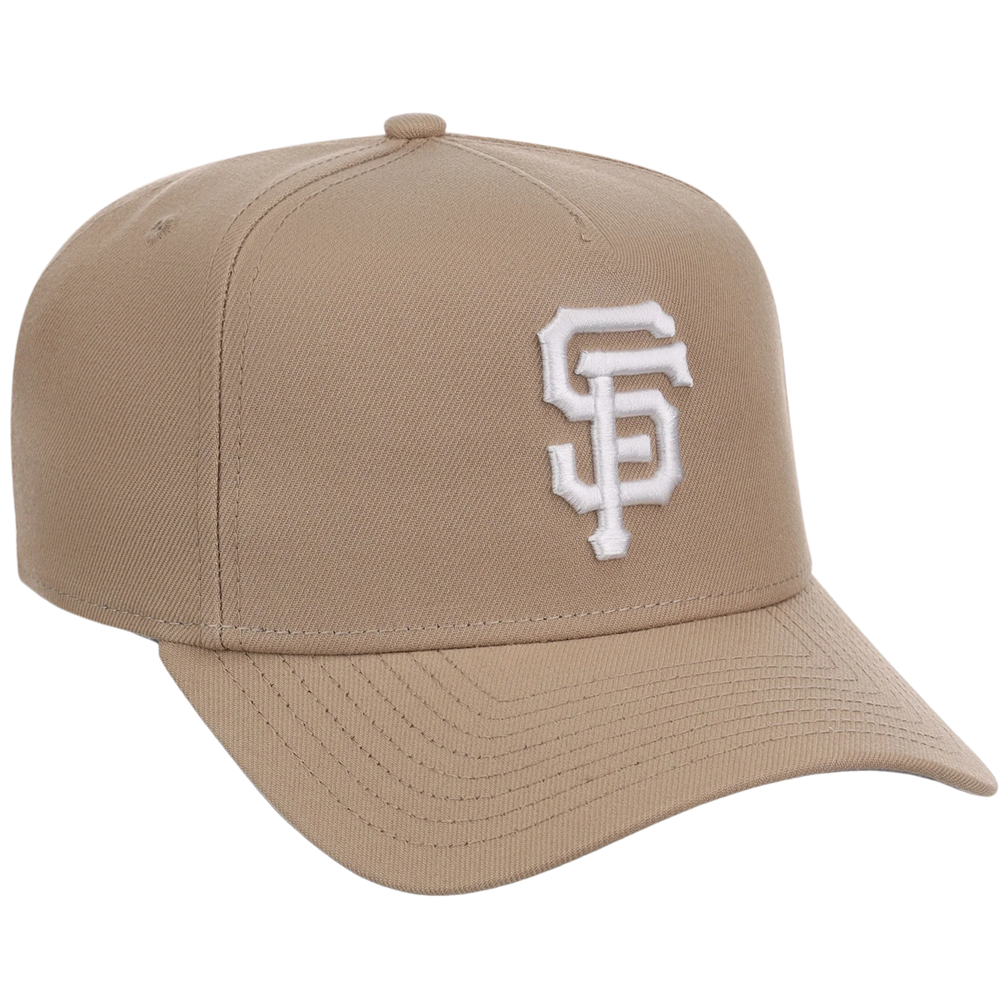 San Francisco Giants Women's New Era 9FORTY Camel A-Frame