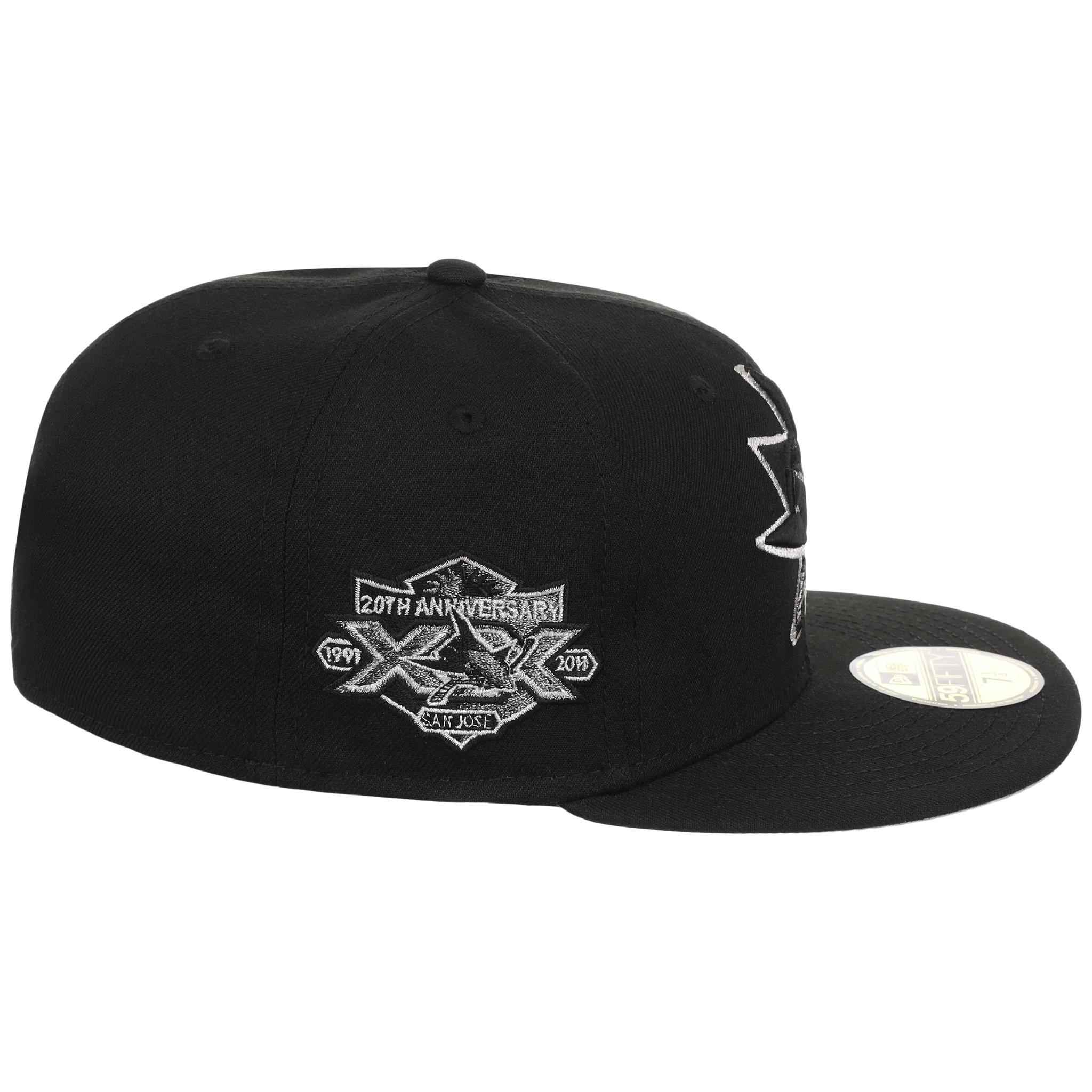 San Jose Sharks NHL Liquid Titanium New Era 59FIFTY - Image 3