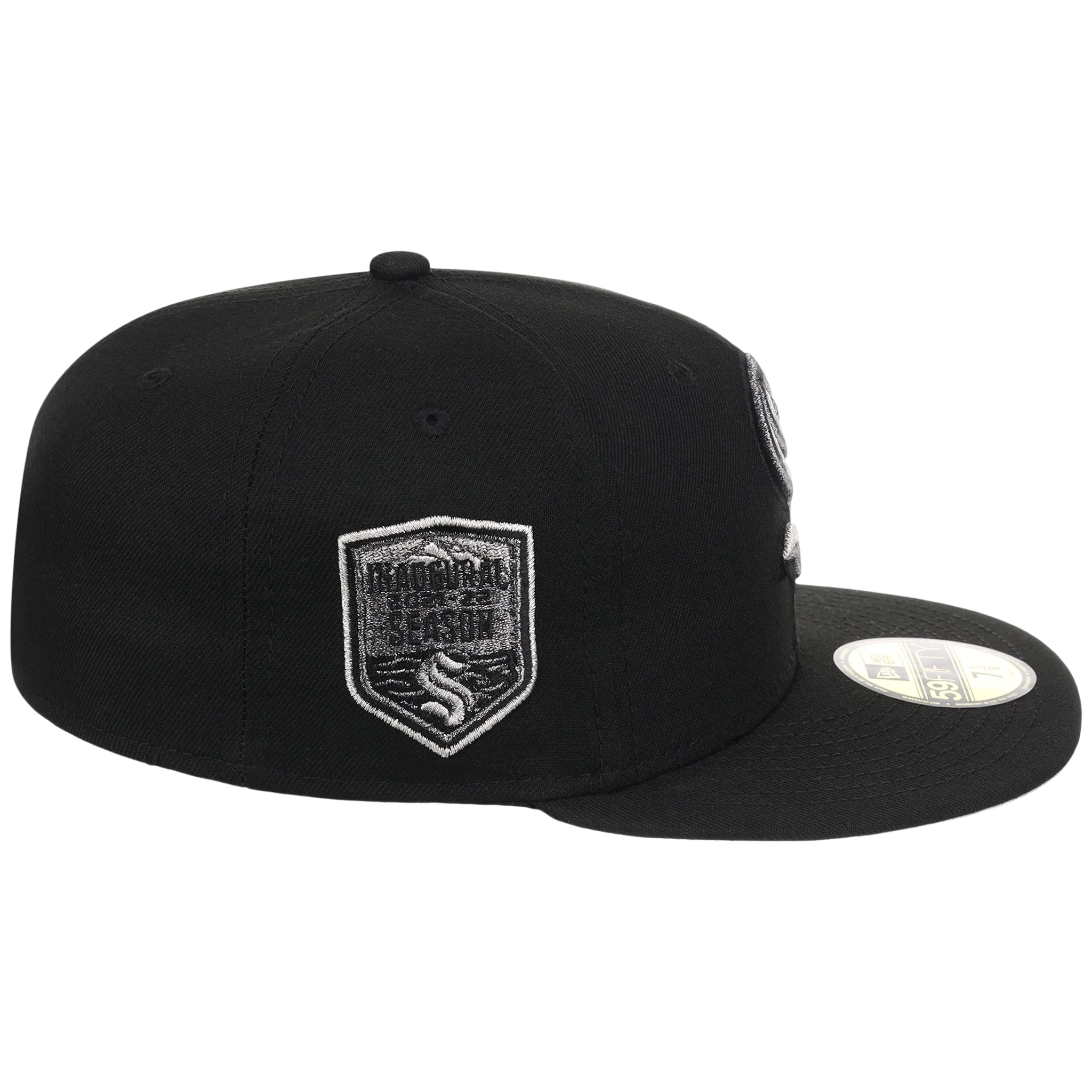 Seattle Kraken NHL Liquid Titanium New Era 59FIFTY - Image 3