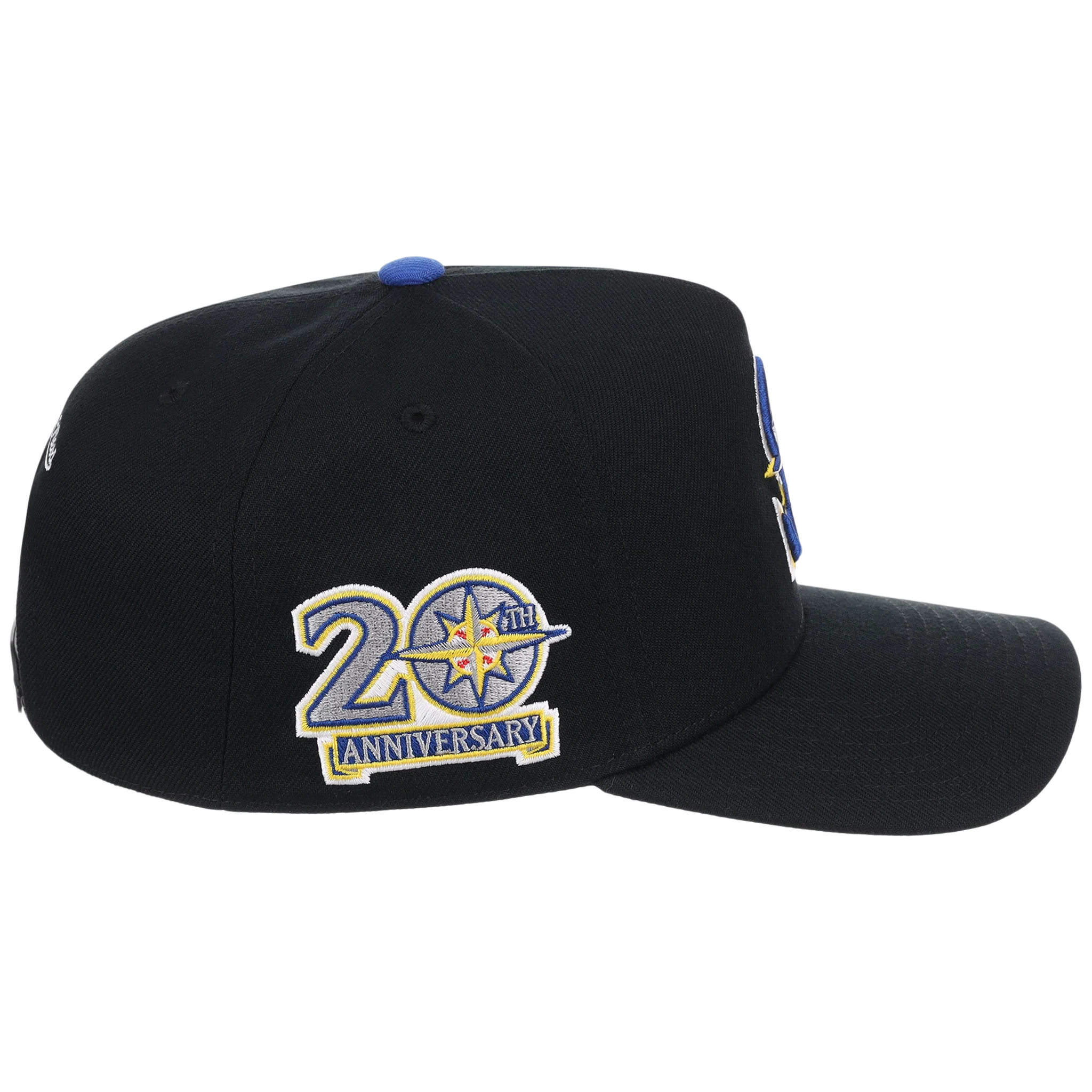 Seattle Mariners Mitchell & Ness MLB 'Era Flip' Heritage Series Pro Pinch - Black/Black - Image 3