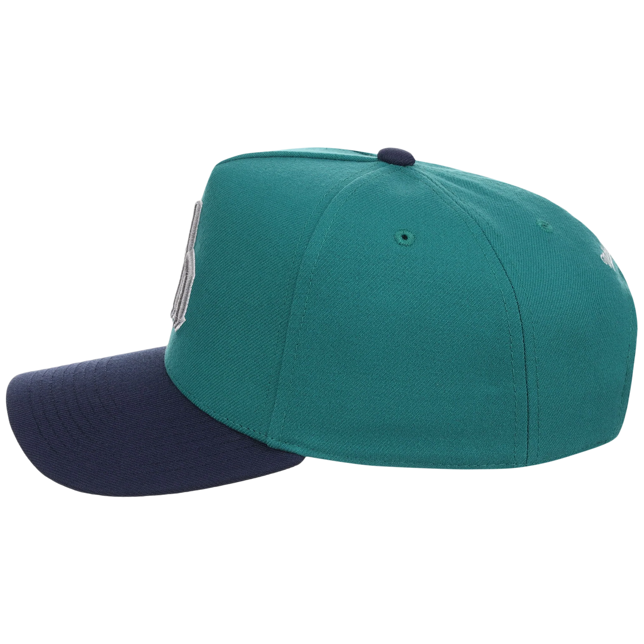 Seattle Mariners Mitchell & Ness MLB 'Era Flip' Heritage Series Pro Pinch - Teal/Navy - Image 6