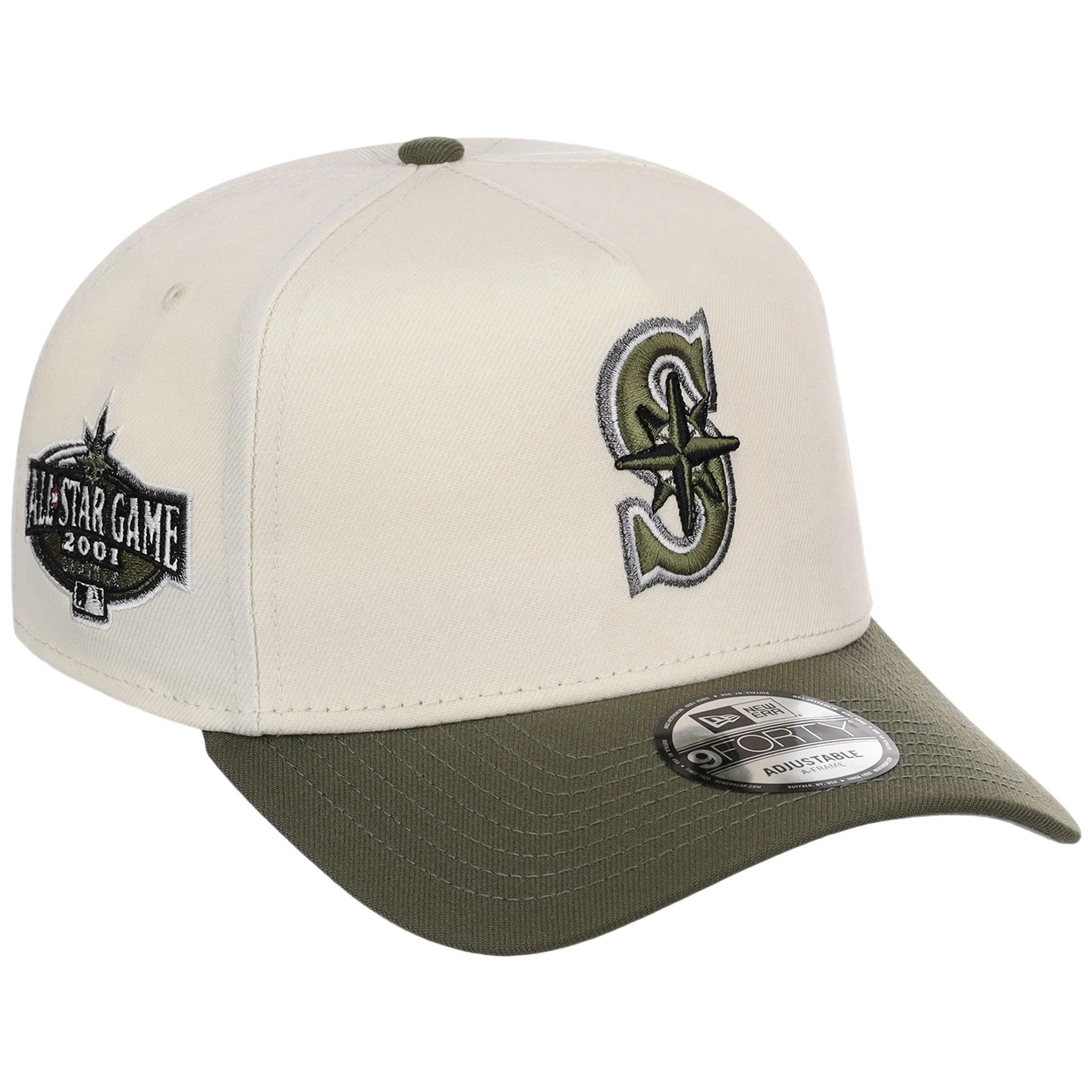 Seattle Mariners MLB Chrome Olive New Era 9FORTY