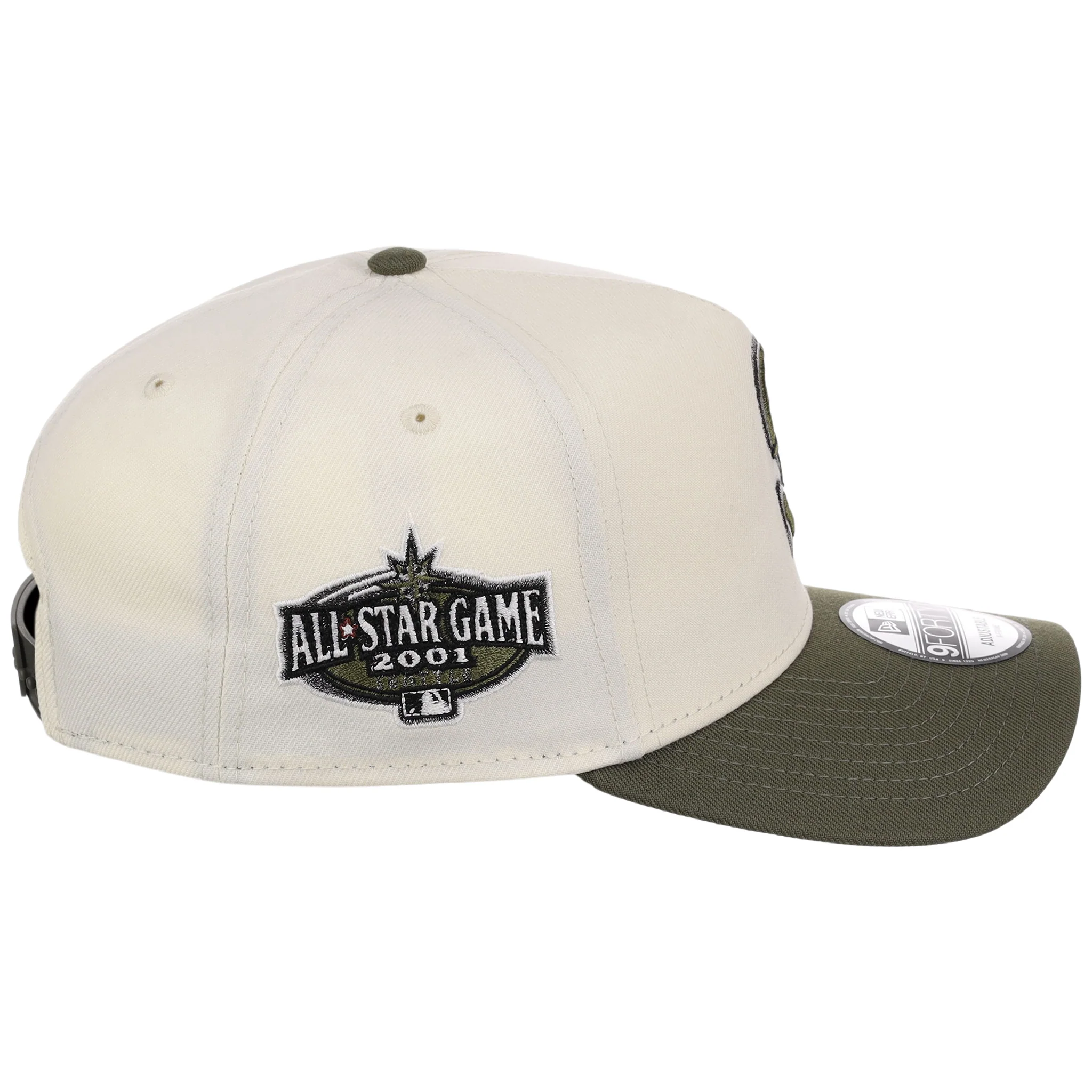 Seattle Mariners MLB Chrome Olive New Era 9FORTY - Image 3