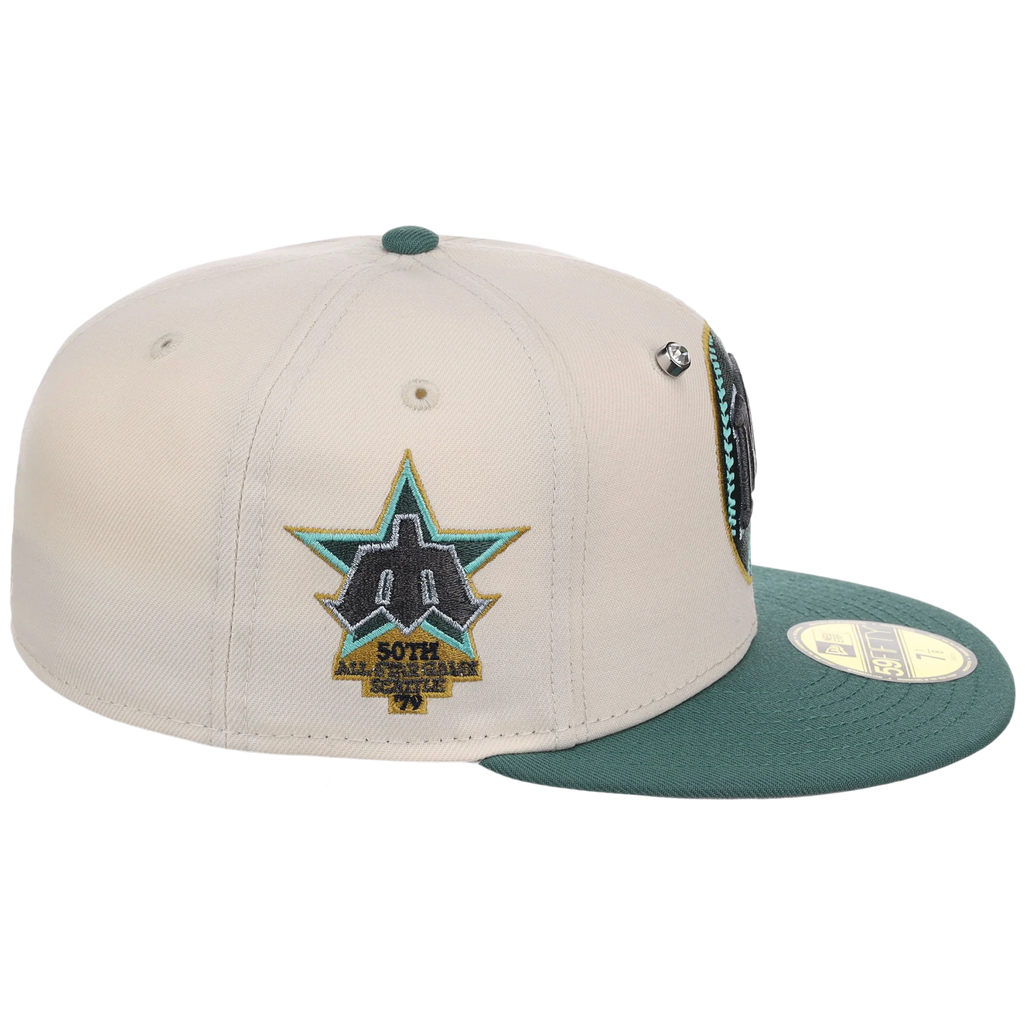Seattle Mariners MLB Cream Lichen New Era 59FIFTY - Image 3