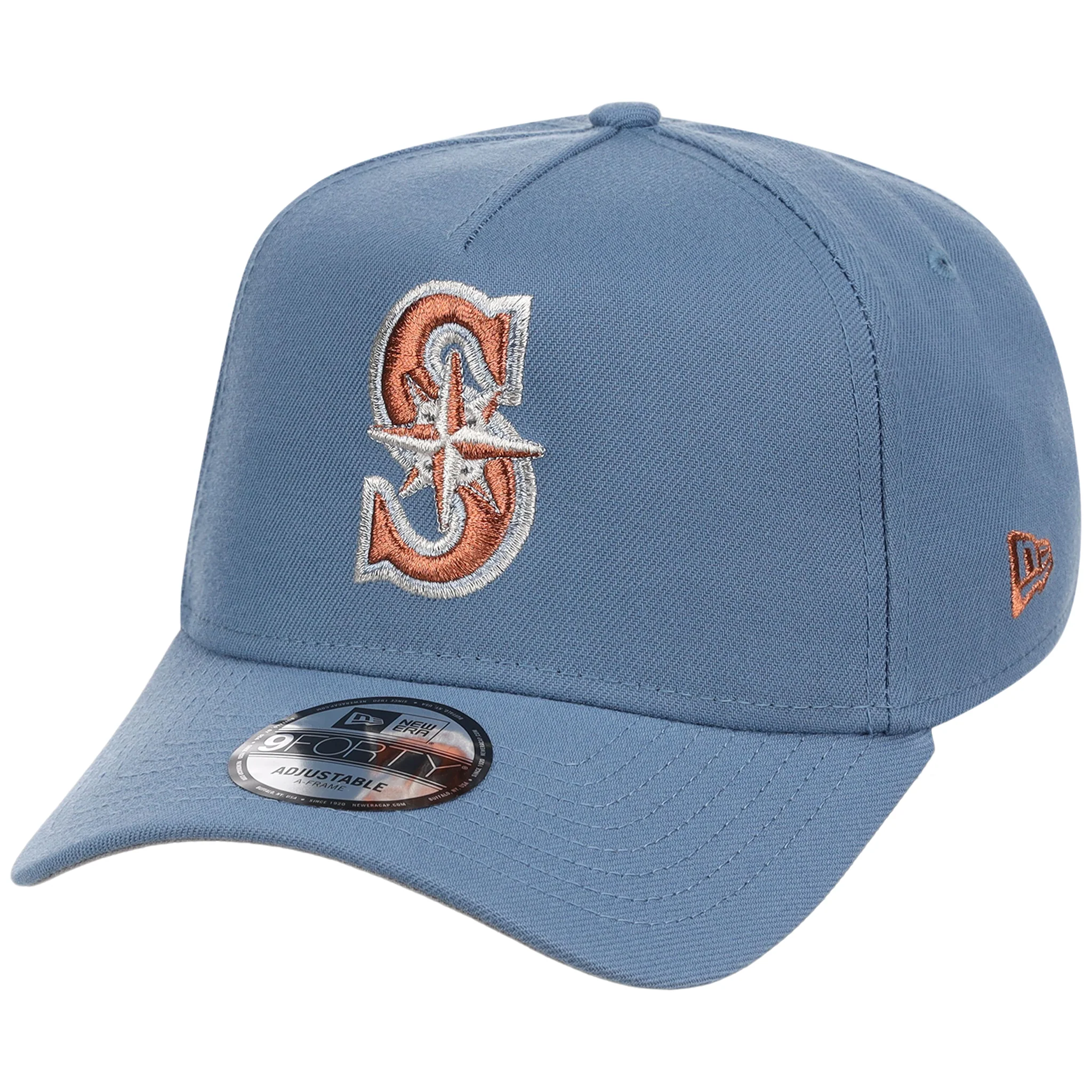 Seattle Mariners MLB Faded Blue New Era 9FORTY - Image 4