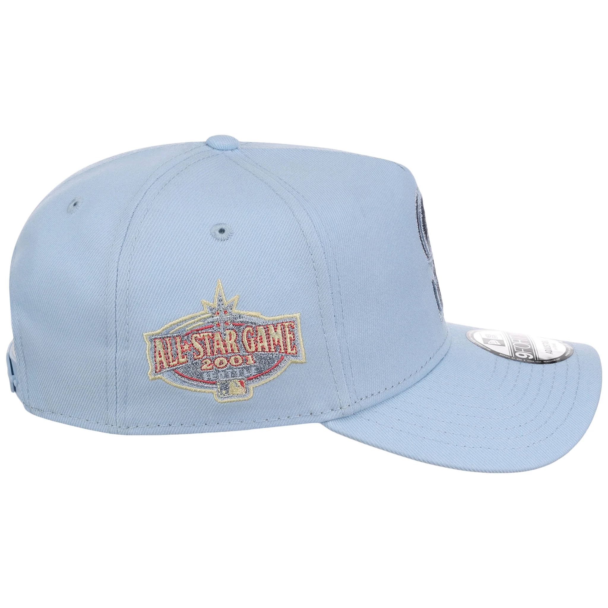 Seattle Mariners MLB Glacial Blue New Era 9FORTY A-Frame - Image 3
