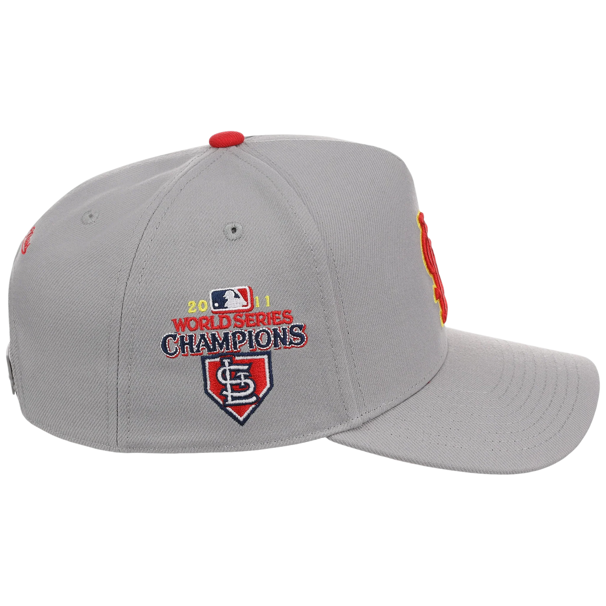 St. Louis Cardinals Mitchell & Ness MLB 'Era Flip' Heritage Series Pro Pinch - Grey/Grey - Image 3
