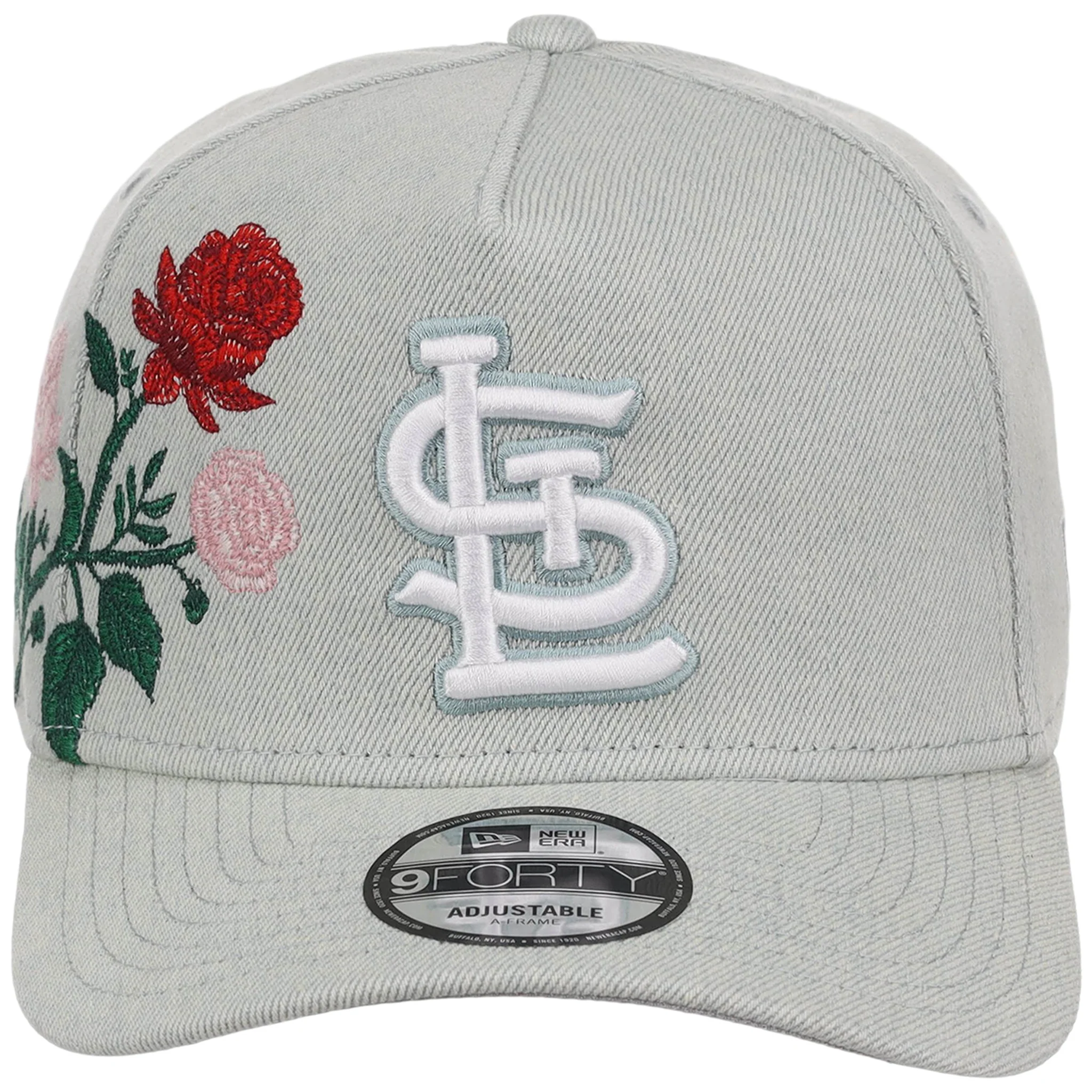 St. Louis Cardinals MLB Denim Flower New Era 9FORTY - Image 5