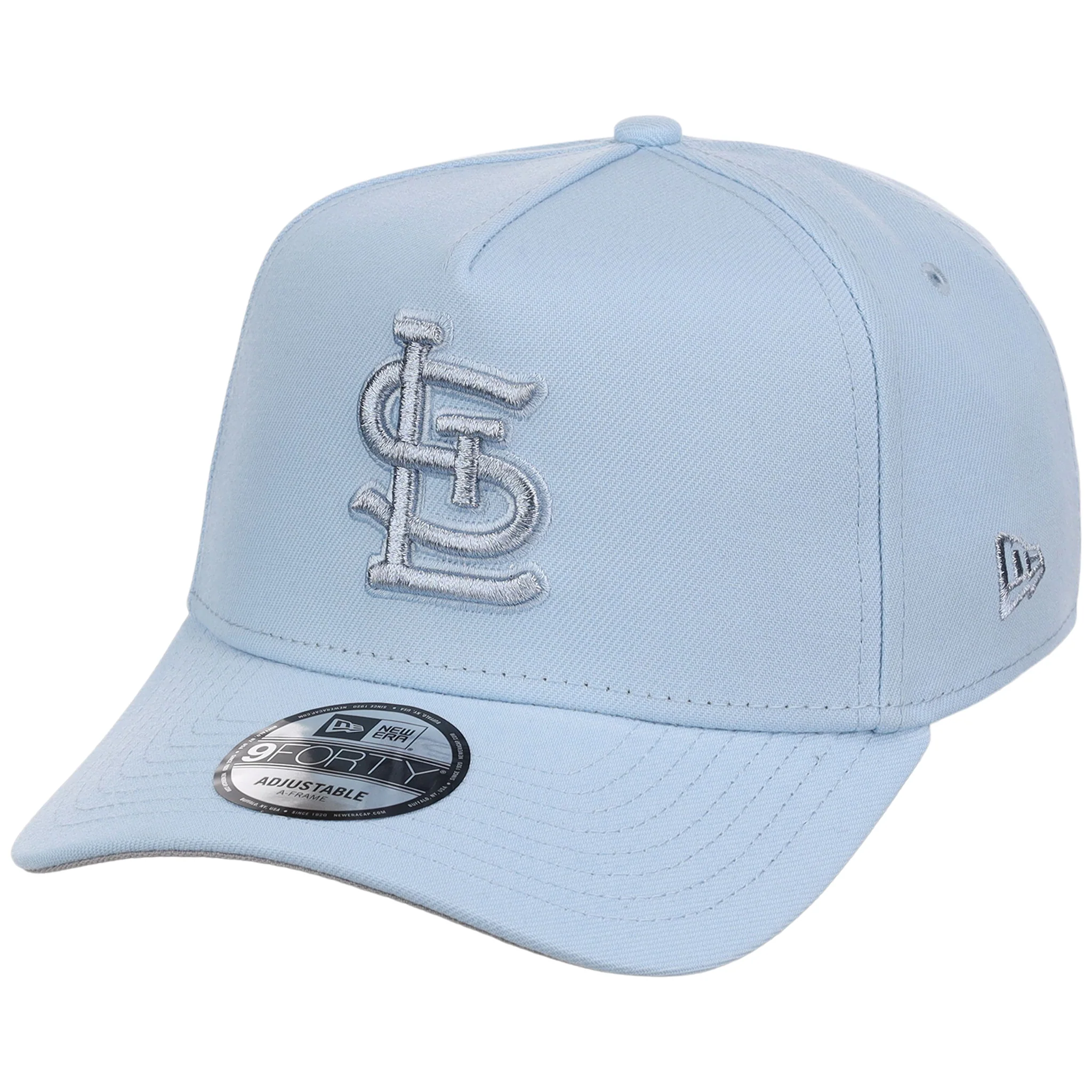 St. Louis Cardinals MLB Glacial Blue New Era 9FORTY A-Frame - Image 4