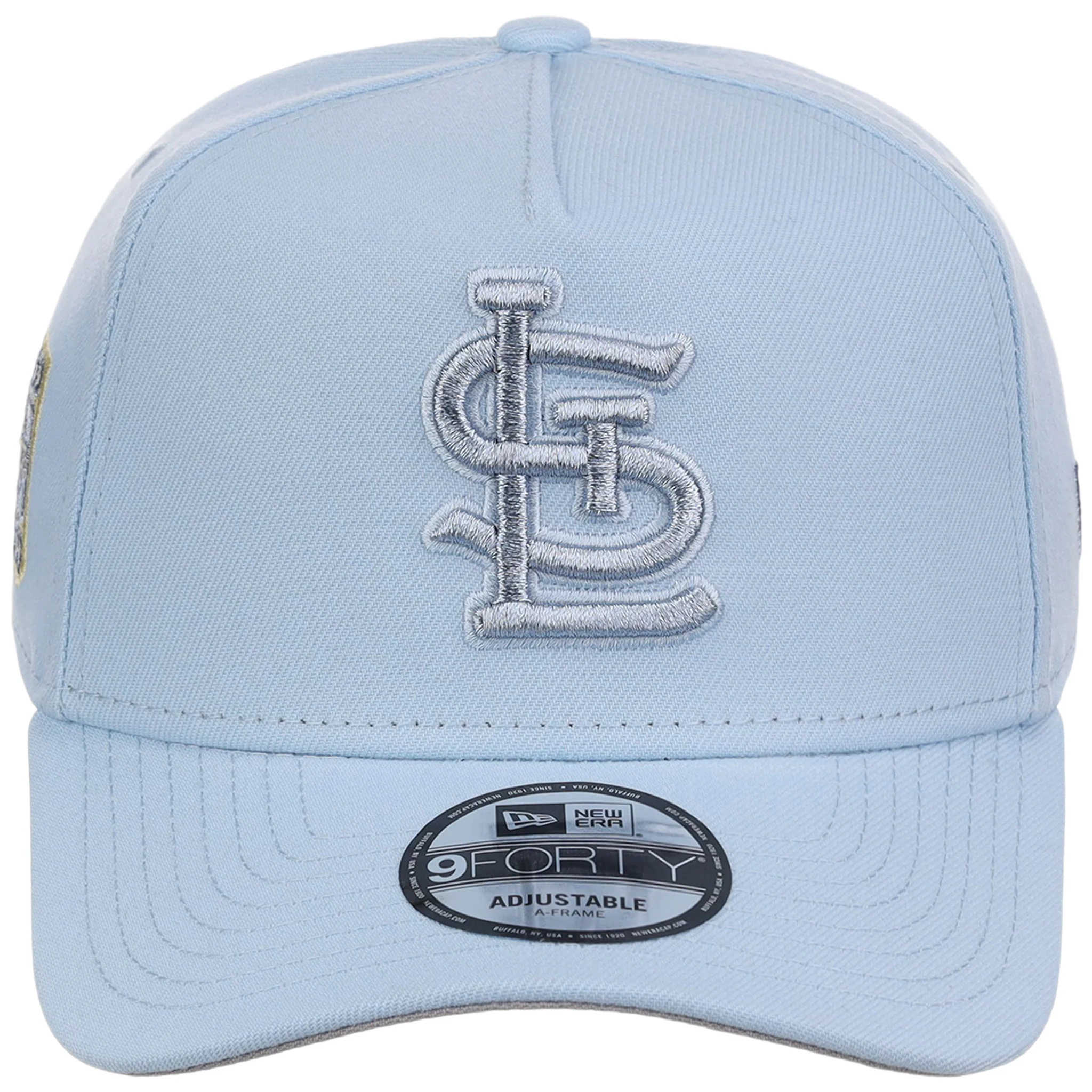St. Louis Cardinals MLB Glacial Blue New Era 9FORTY A-Frame - Image 5