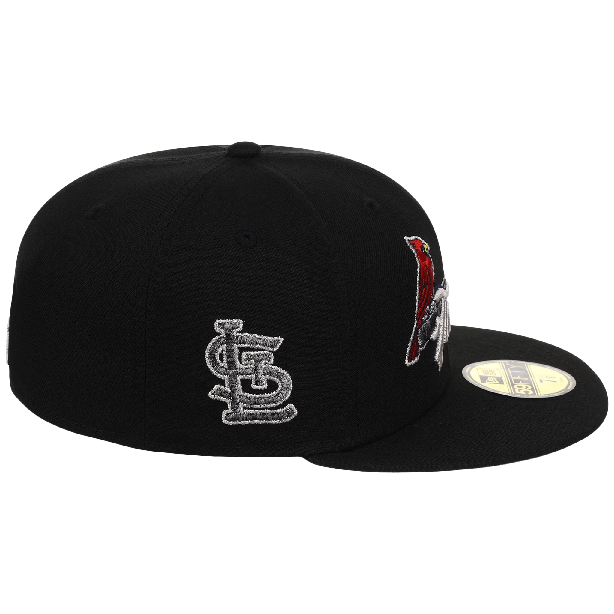 St. Louis Cardinals - St. Louis Crown the City 2.0 'The Lou' New Era 59FIFTY (Black/Black) - Image 3
