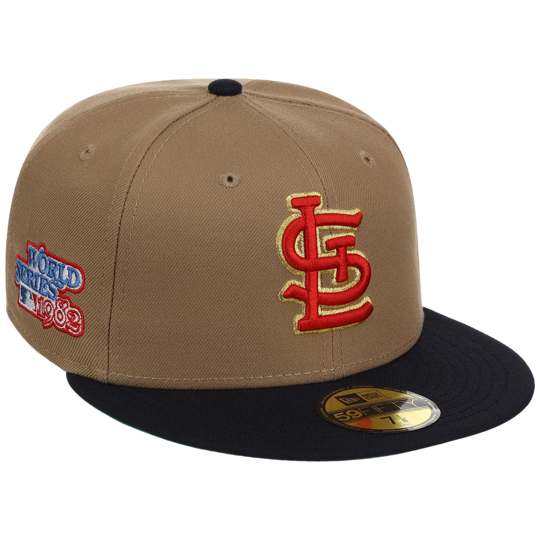 St. Louis Cardinals - St. Louis Crown the City 2.0 'The Lou' New Era 59FIFTY (Khaki/Navy)