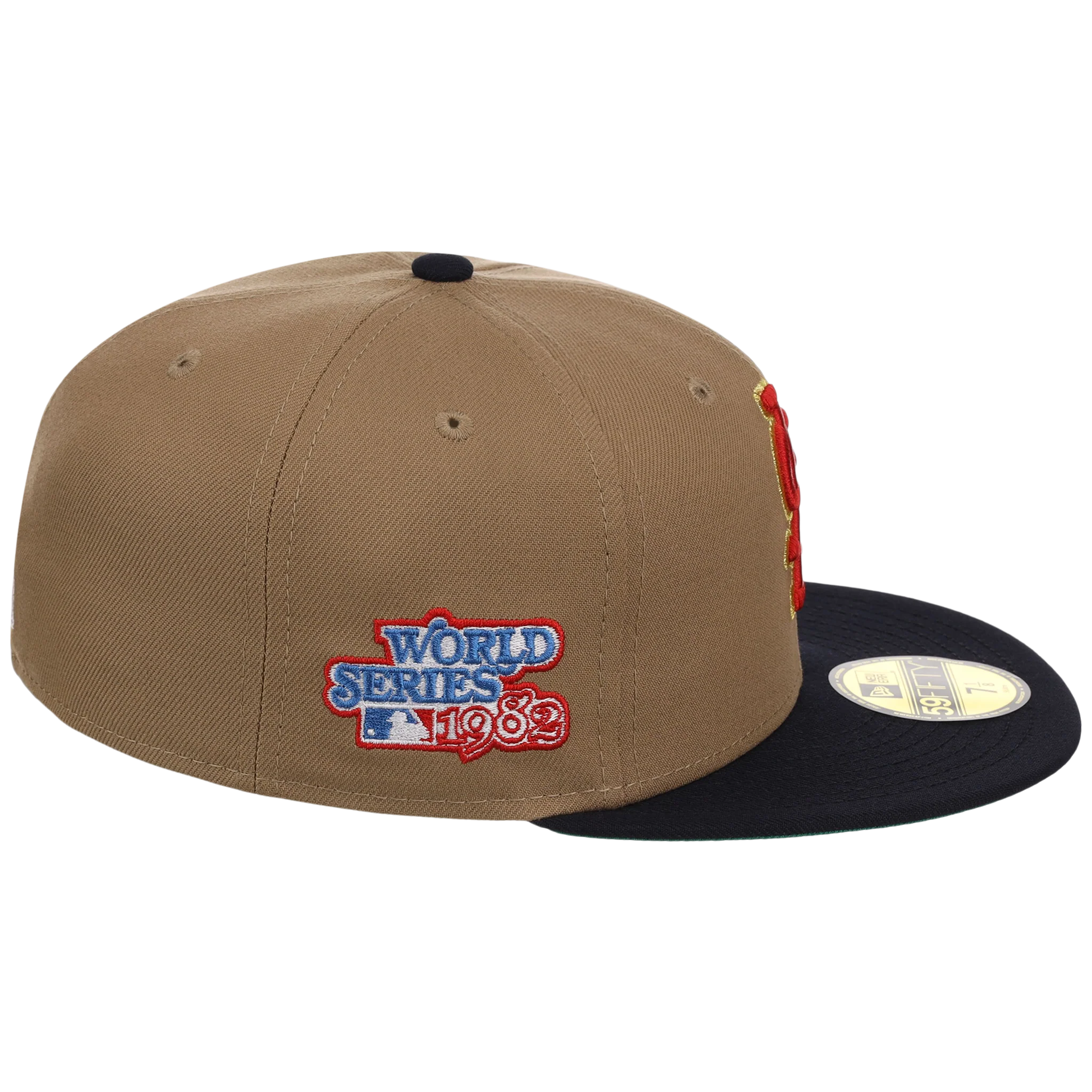 St. Louis Cardinals - St. Louis Crown the City 2.0 'The Lou' New Era 59FIFTY (Khaki/Navy) - Image 3