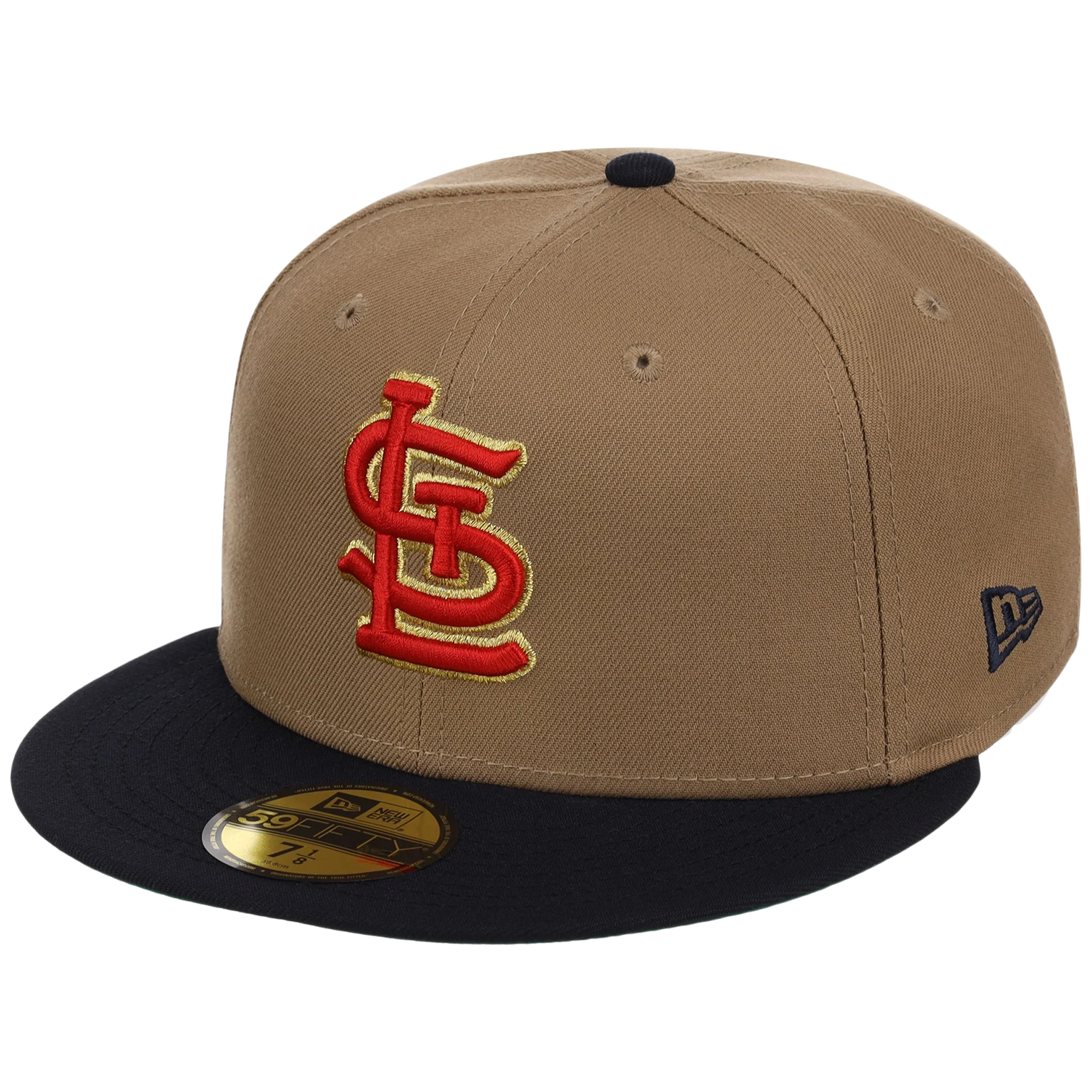 St. Louis Cardinals - St. Louis Crown the City 2.0 'The Lou' New Era 59FIFTY (Khaki/Navy) - Image 4