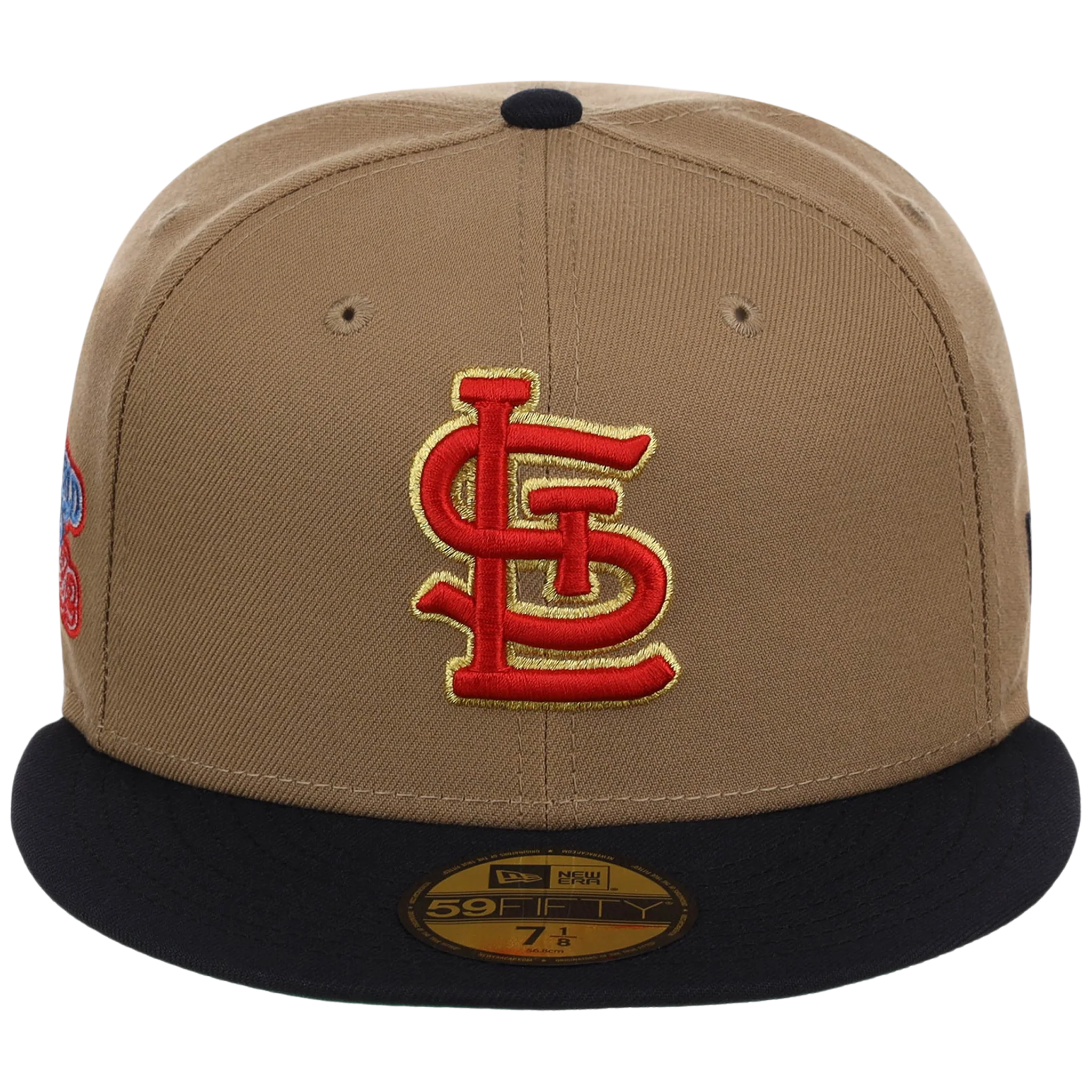 St. Louis Cardinals - St. Louis Crown the City 2.0 'The Lou' New Era 59FIFTY (Khaki/Navy) - Image 5