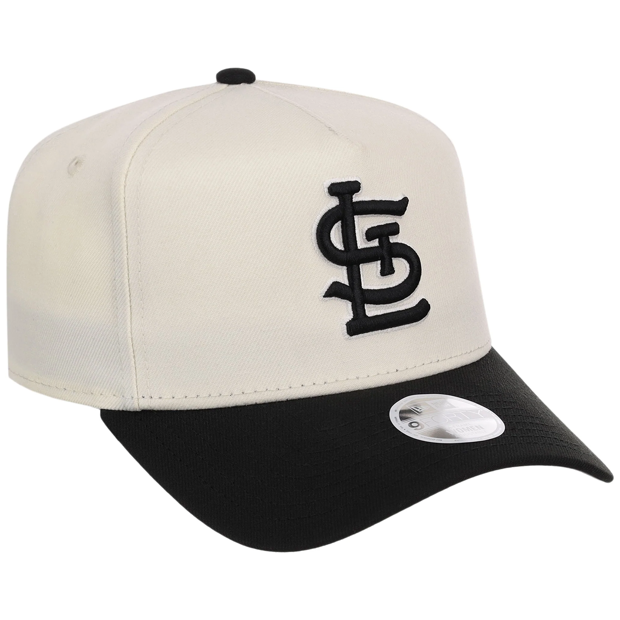 St. Louis Cardinals Women's New Era 9FORTY Chrome x Black A-Frame
