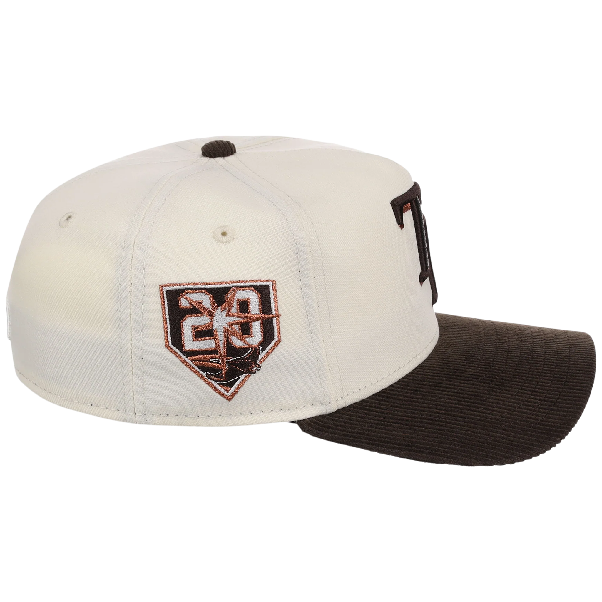 Tampa Bay Rays MLB Chrome Walnut Cord New Era 59FORTY - Image 3