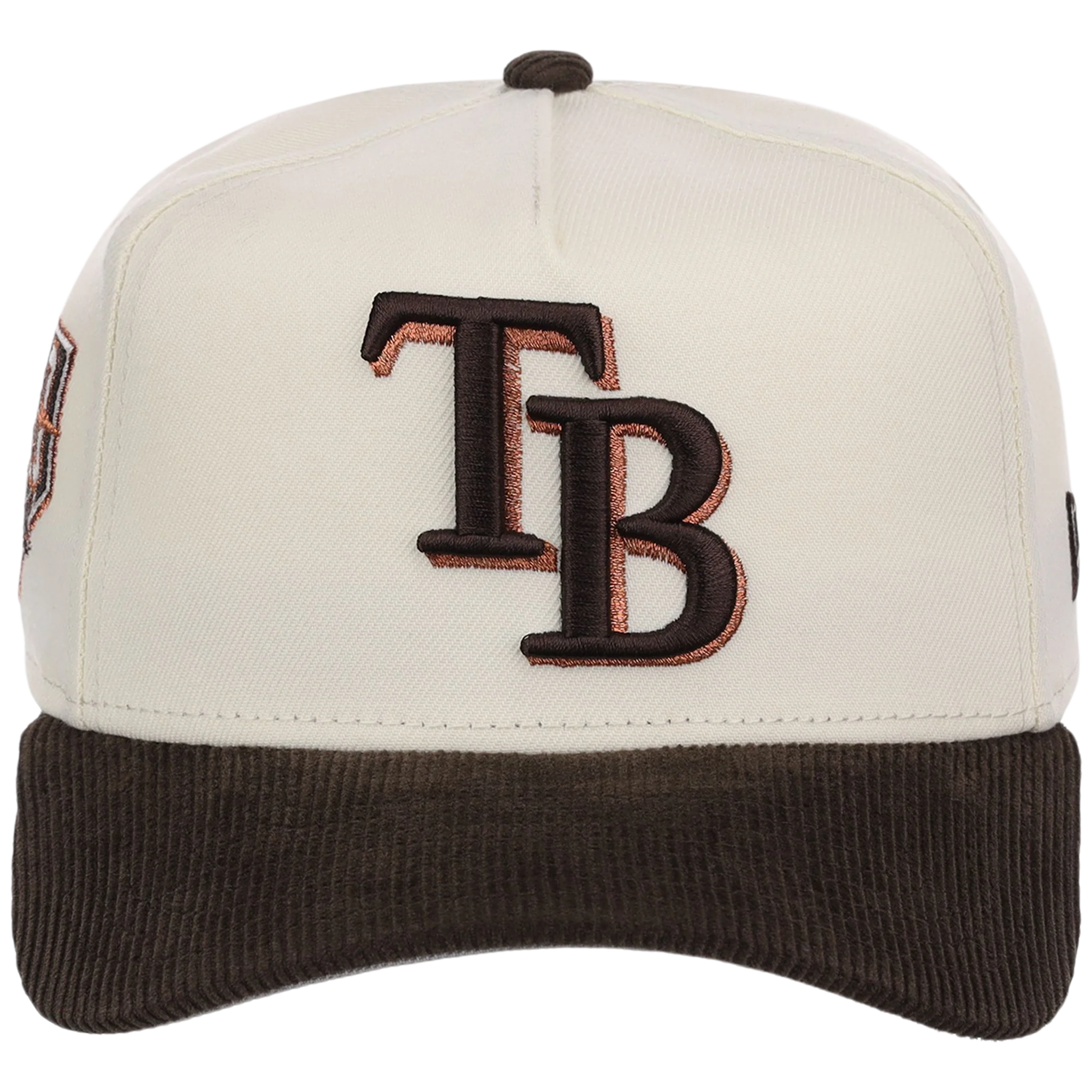 Tampa Bay Rays MLB Chrome Walnut Cord New Era 59FORTY - Image 5