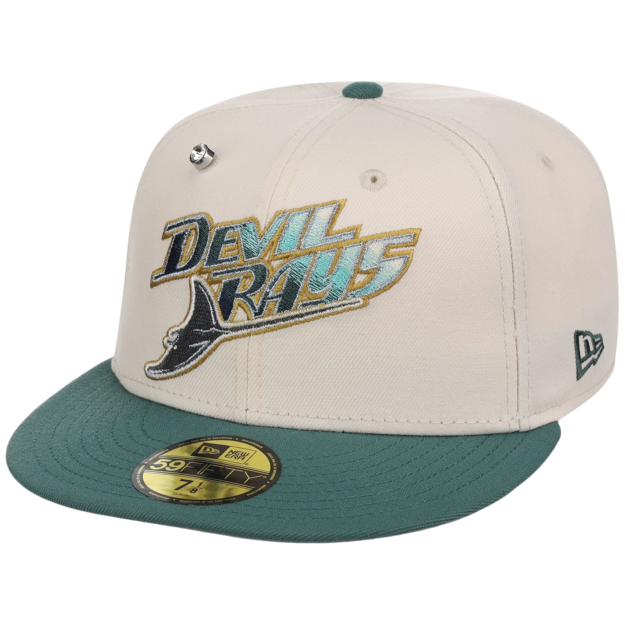 Tampa Bay Rays MLB Cream Lichen New Era 59FIFTY - Image 4