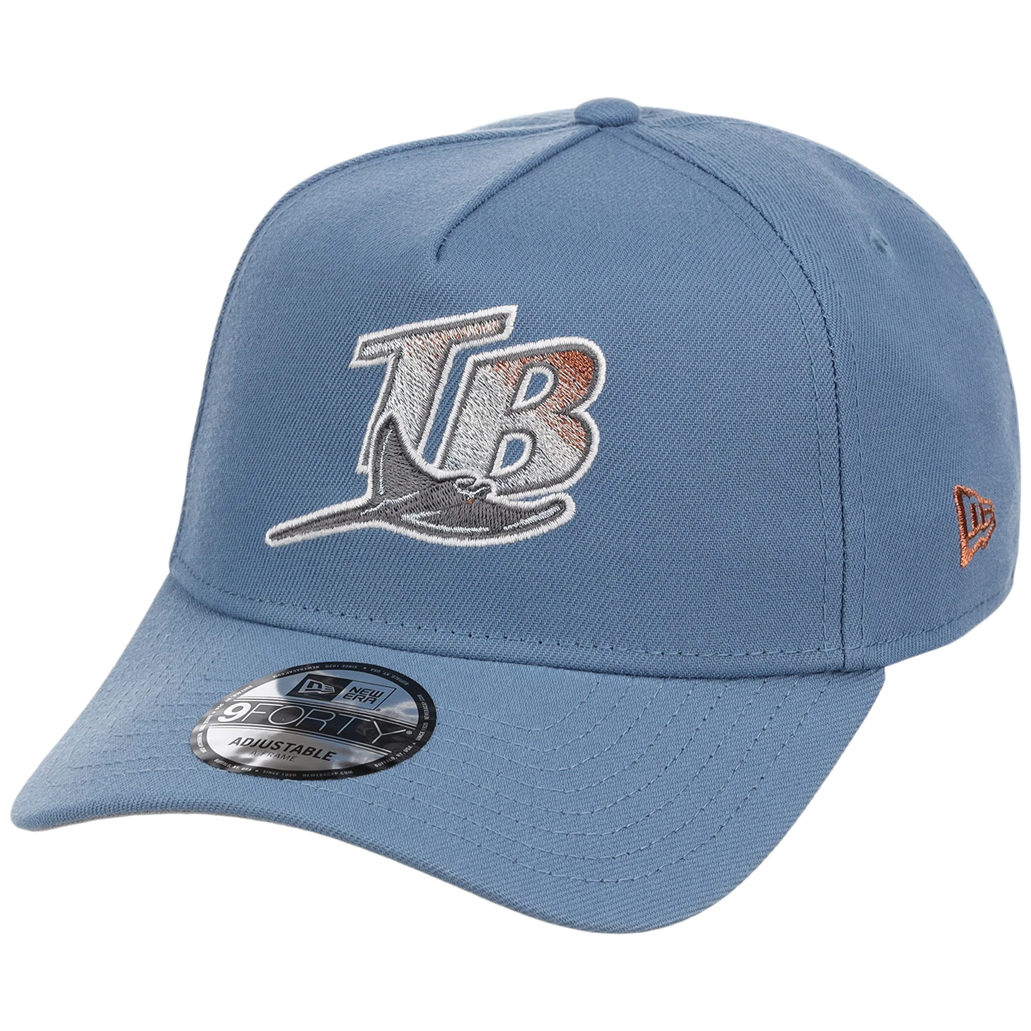 Tampa Bay Rays MLB Faded Blue New Era 9FORTY - Image 4