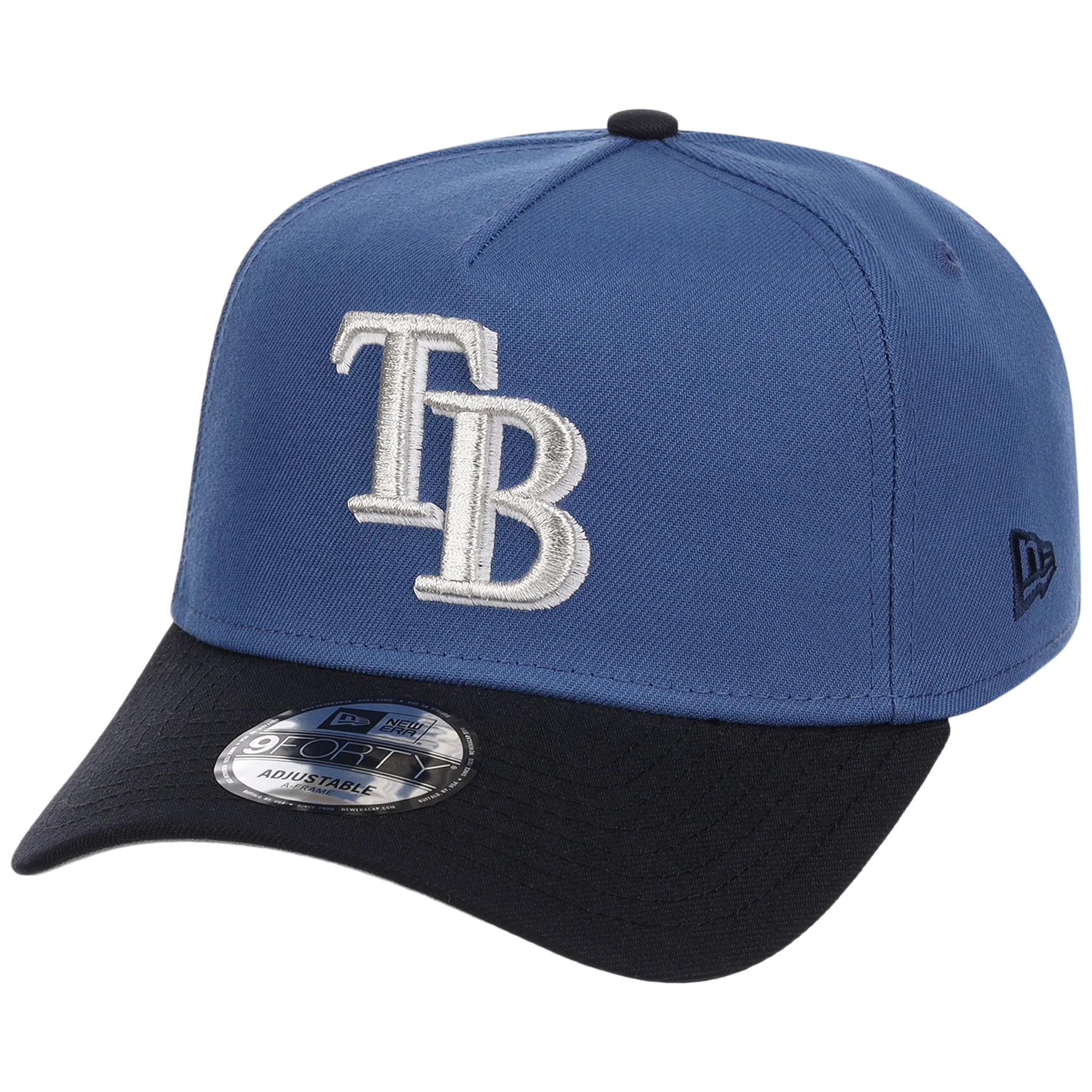 Tampa Bay Rays MLB Indigo Navy New Era 9FORTY - Image 4