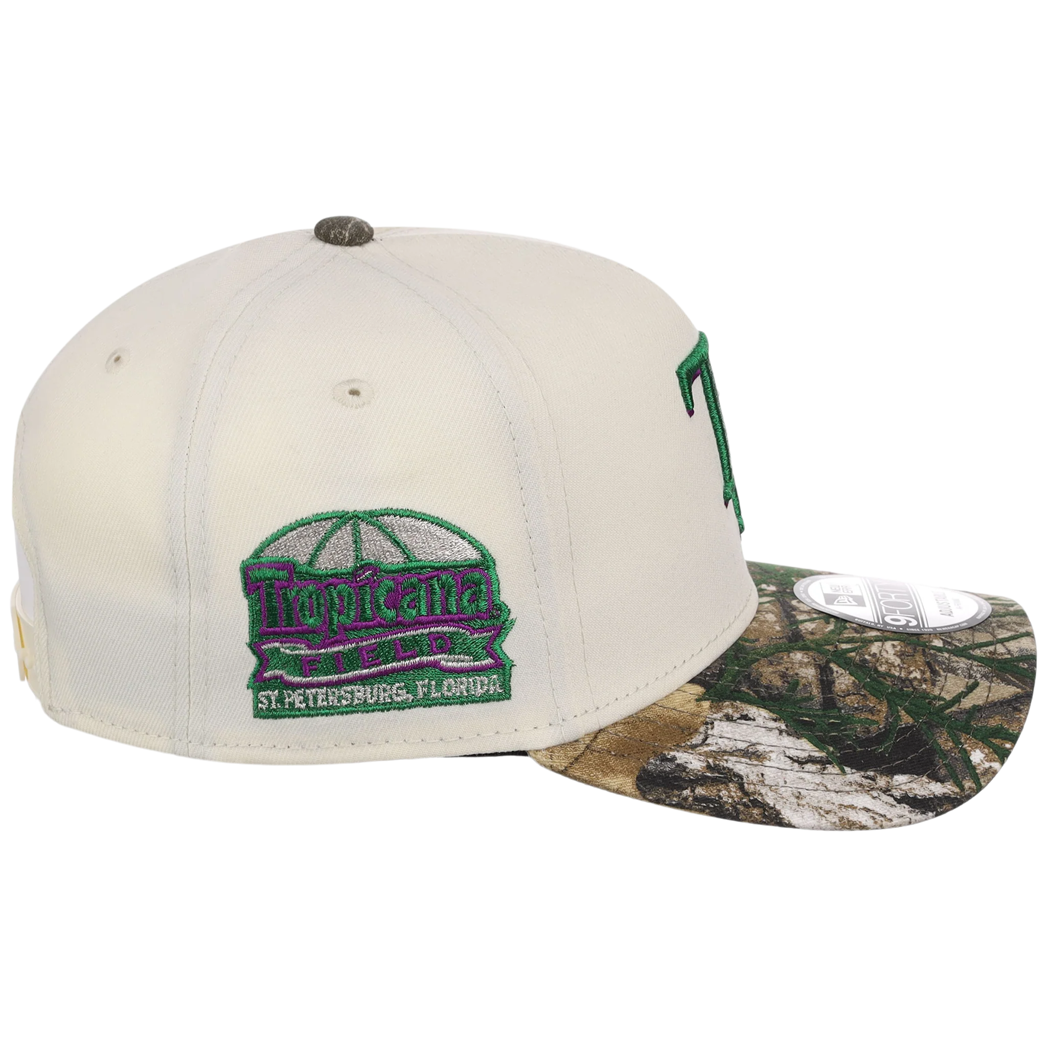 Tampa Bay Rays MLB Purple Trees New Era 9FORTY - Image 3