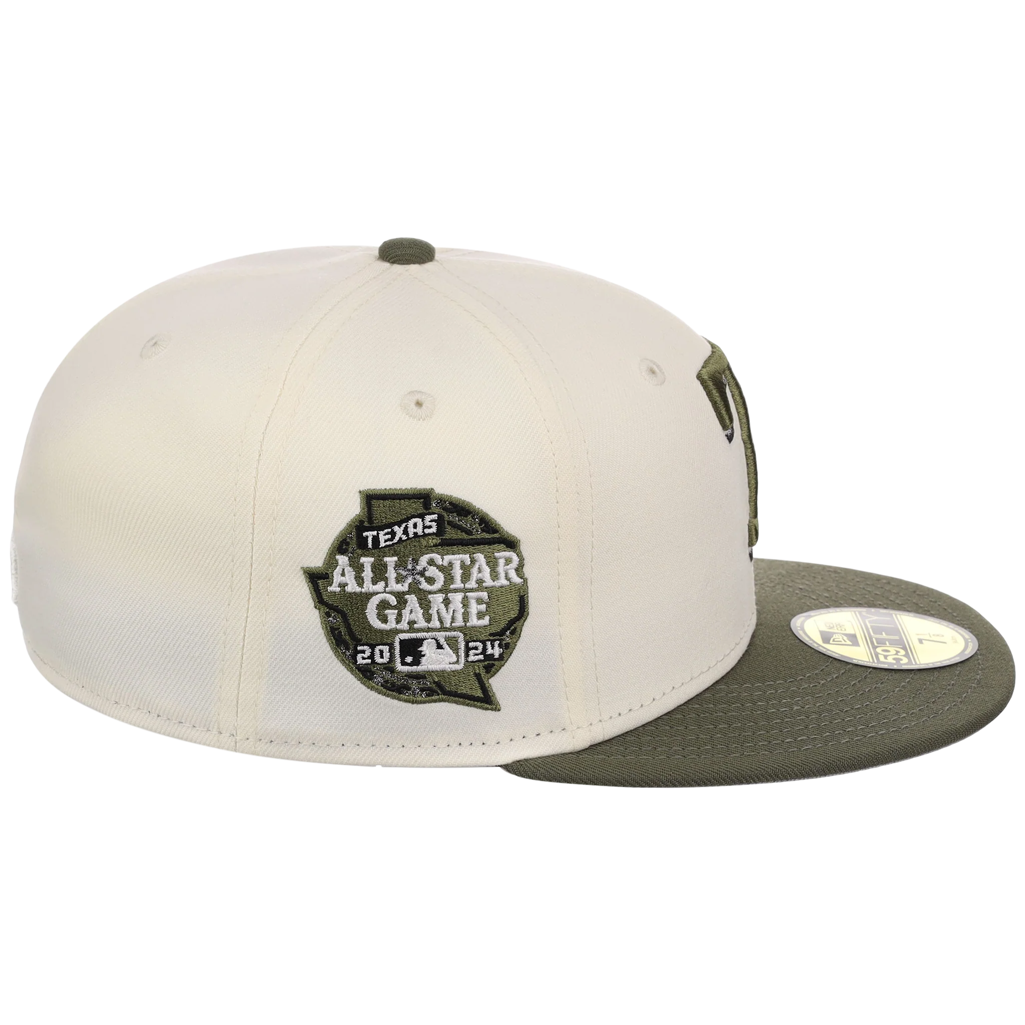 Texas Rangers MLB Chrome Olive New Era 59FIFTY - Image 3