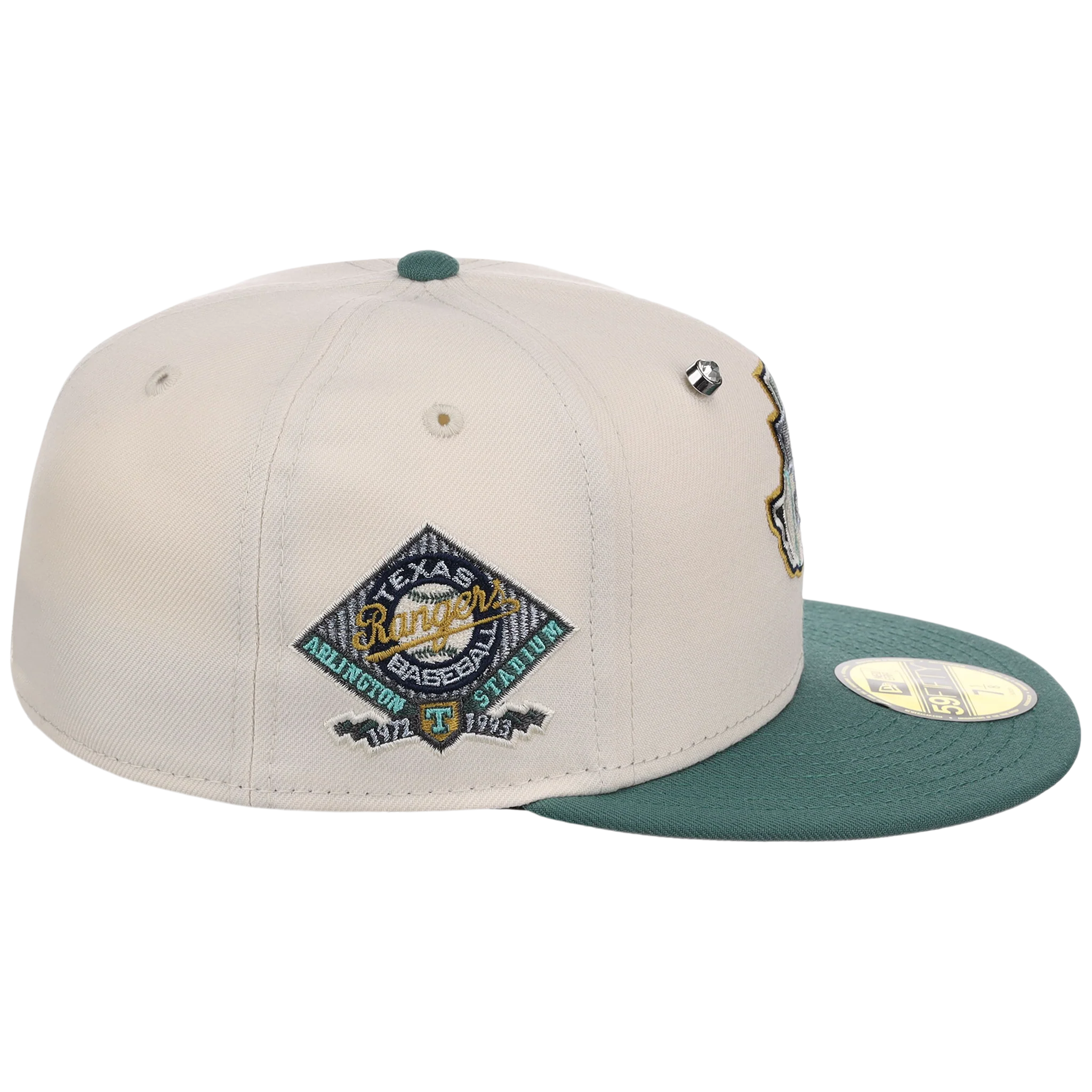 Texas Rangers MLB Cream Lichen New Era 59FIFTY - Image 3