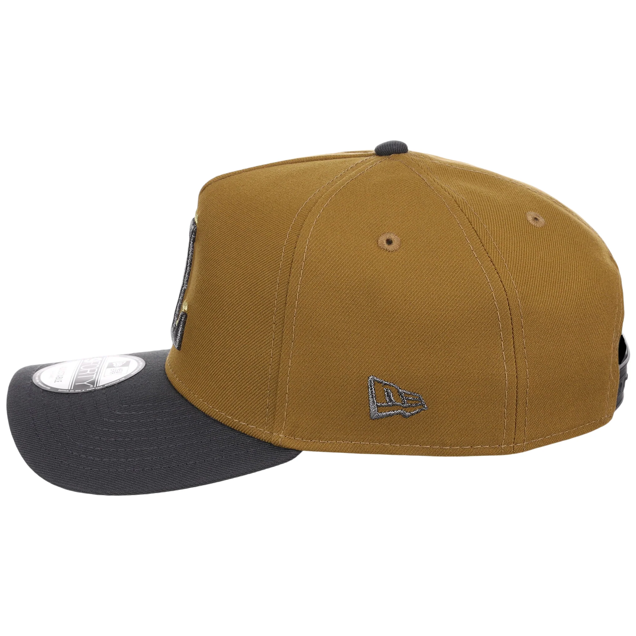 Texas Rangers MLB Flipmode 2.0 New Era 9FORTY A-Frame (Gold/Graphite/Kelly Green) - Image 6