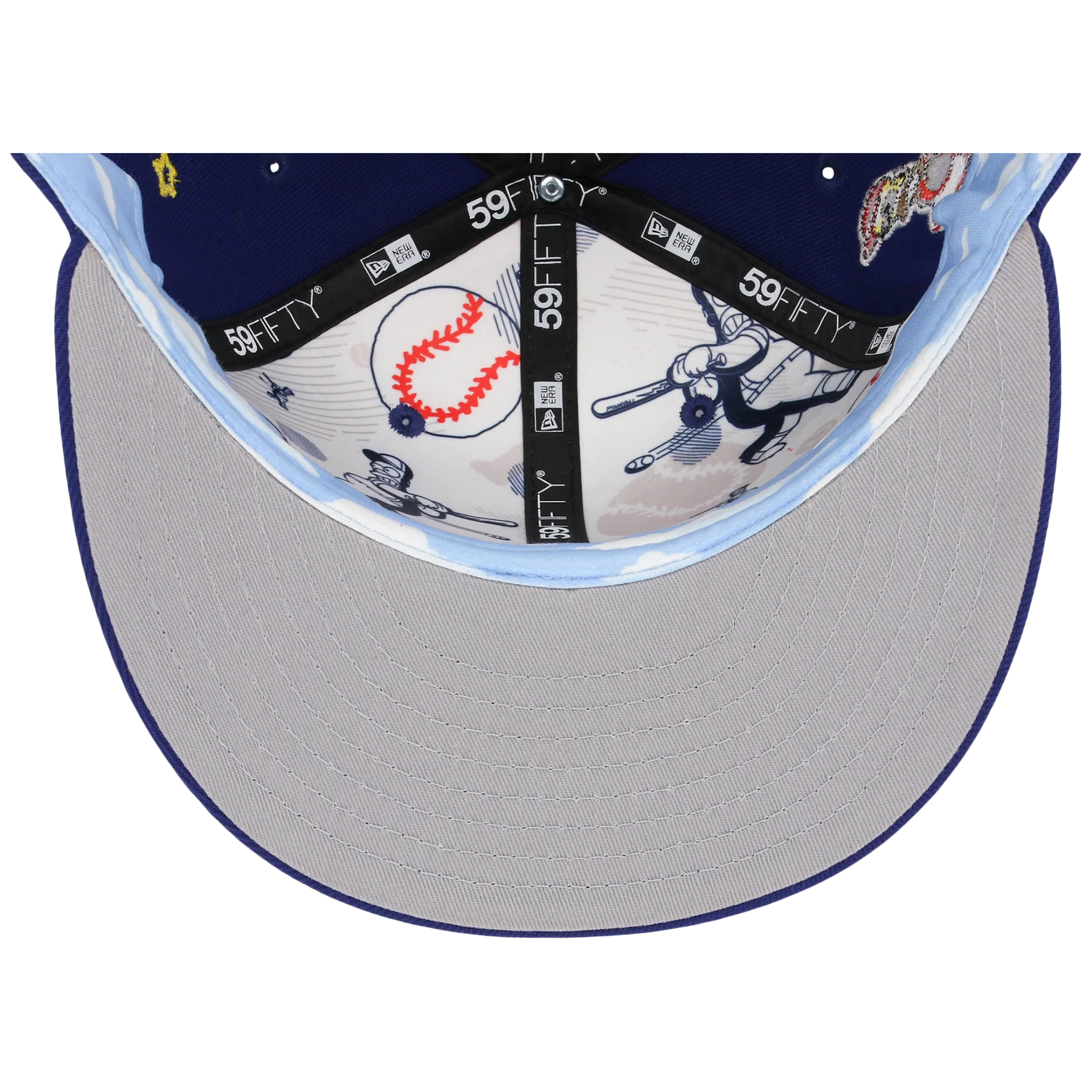 Texas Rangers MLB Simpsons Homer at the Bat 'Wonderbat' New Era 59FIFTY - Image 2