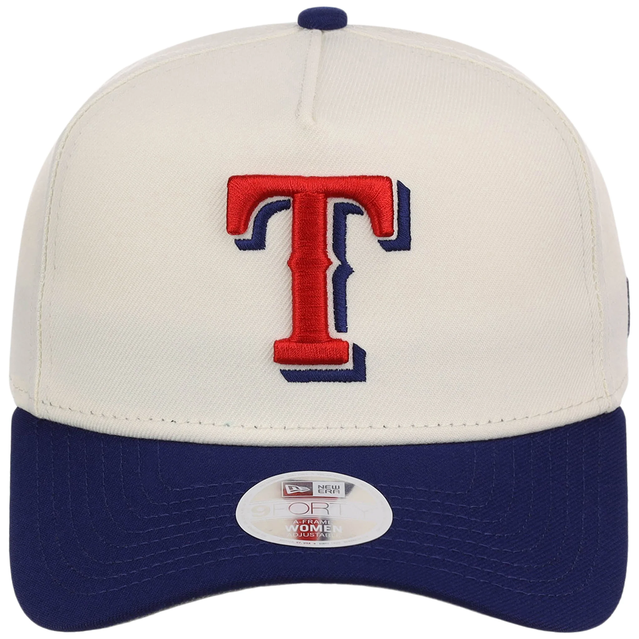 Texas Rangers Women's New Era 9FORTY Chrome OTC A-Frame - Image 4