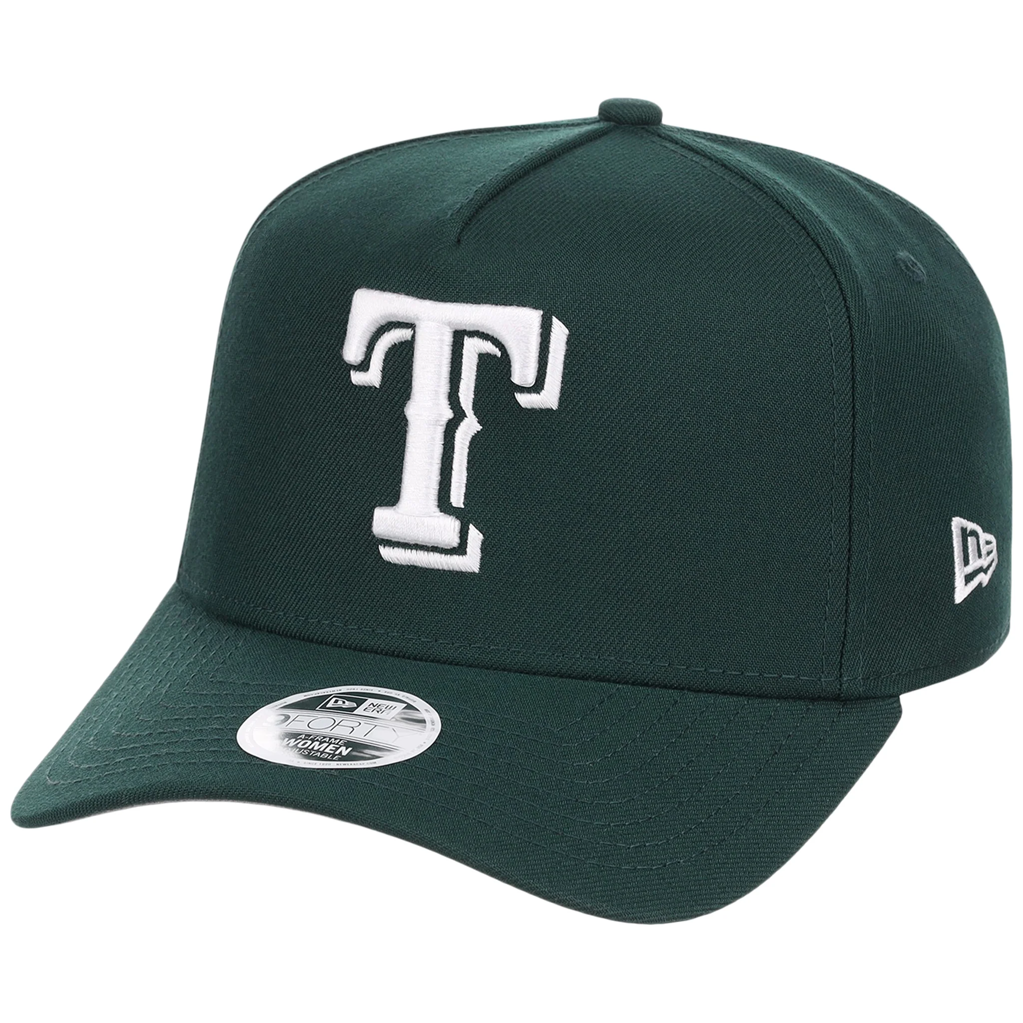 Texas Rangers Women's New Era 9FORTY Dark Green A-Frame - Image 4