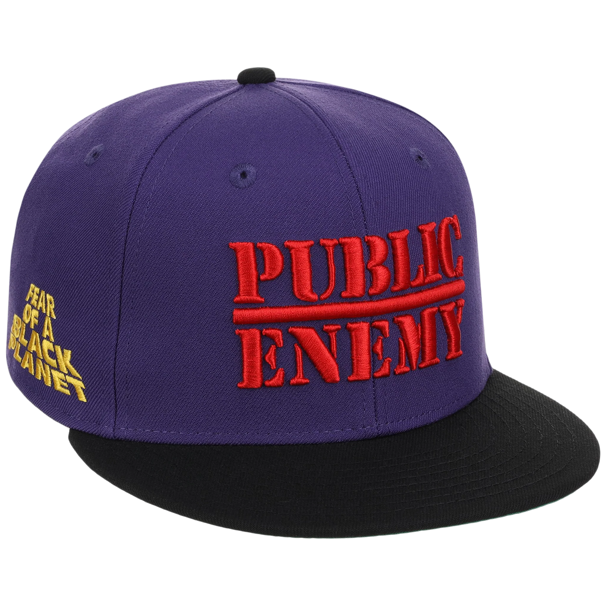 The "Rebel Radio" Public Enemy Collection - 'Fear of a Black Planet' - Purple/Black Fitted