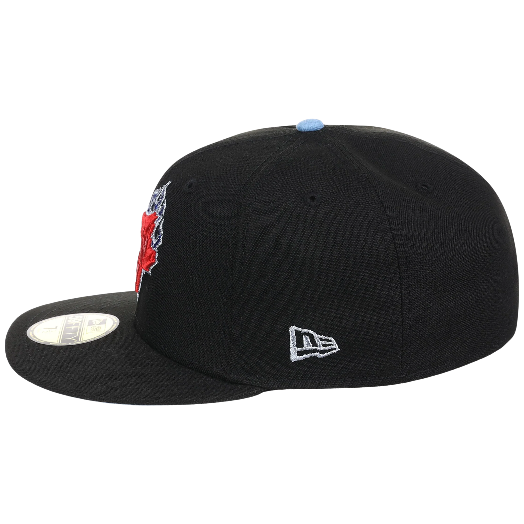 Toronto Blue Jays Toronto Crown the City - Blue Flame New Era 9FORTY (Black/Black) - Image 6
