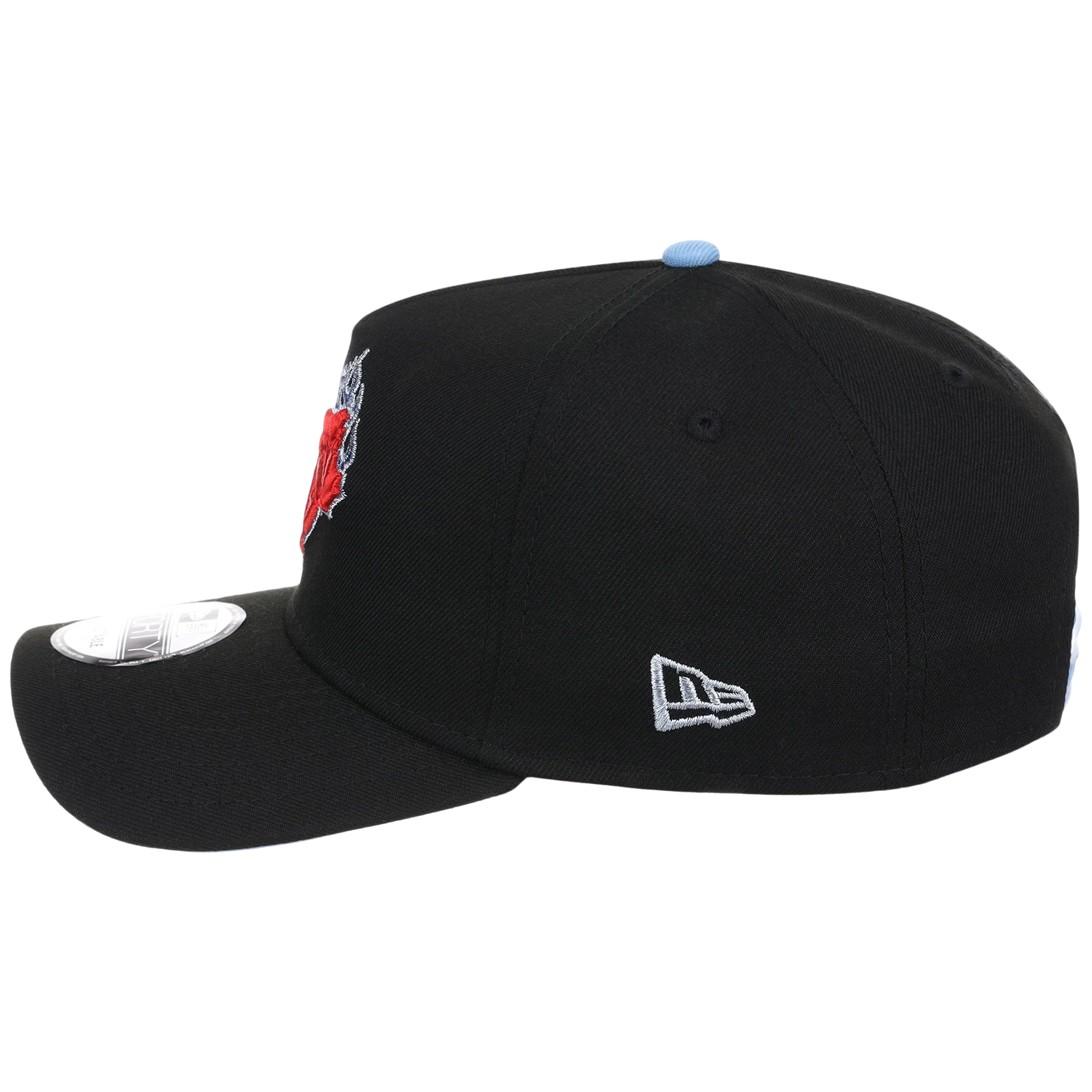 Toronto Blue Jays Toronto Crown the City - Blue Flame New Era 9FORTY (Black/Black) - Image 6