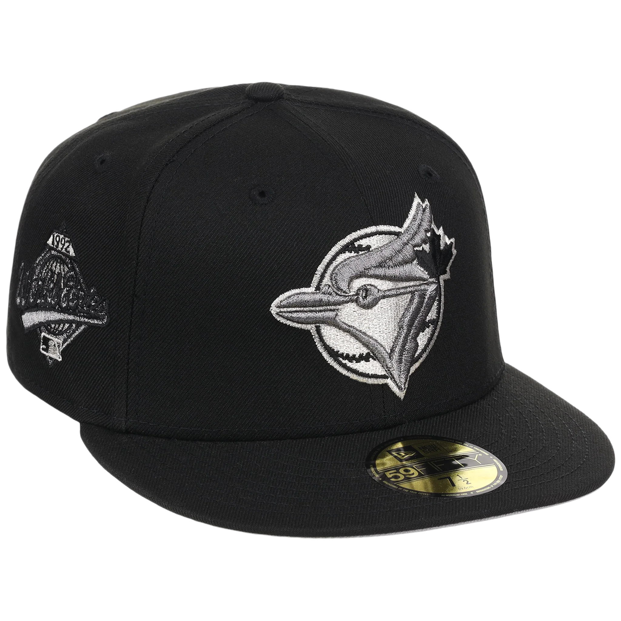 Toronto Blue Jays Toronto Crown the City - Liquid Titanium New Era 59FIFTY (Black/Black)
