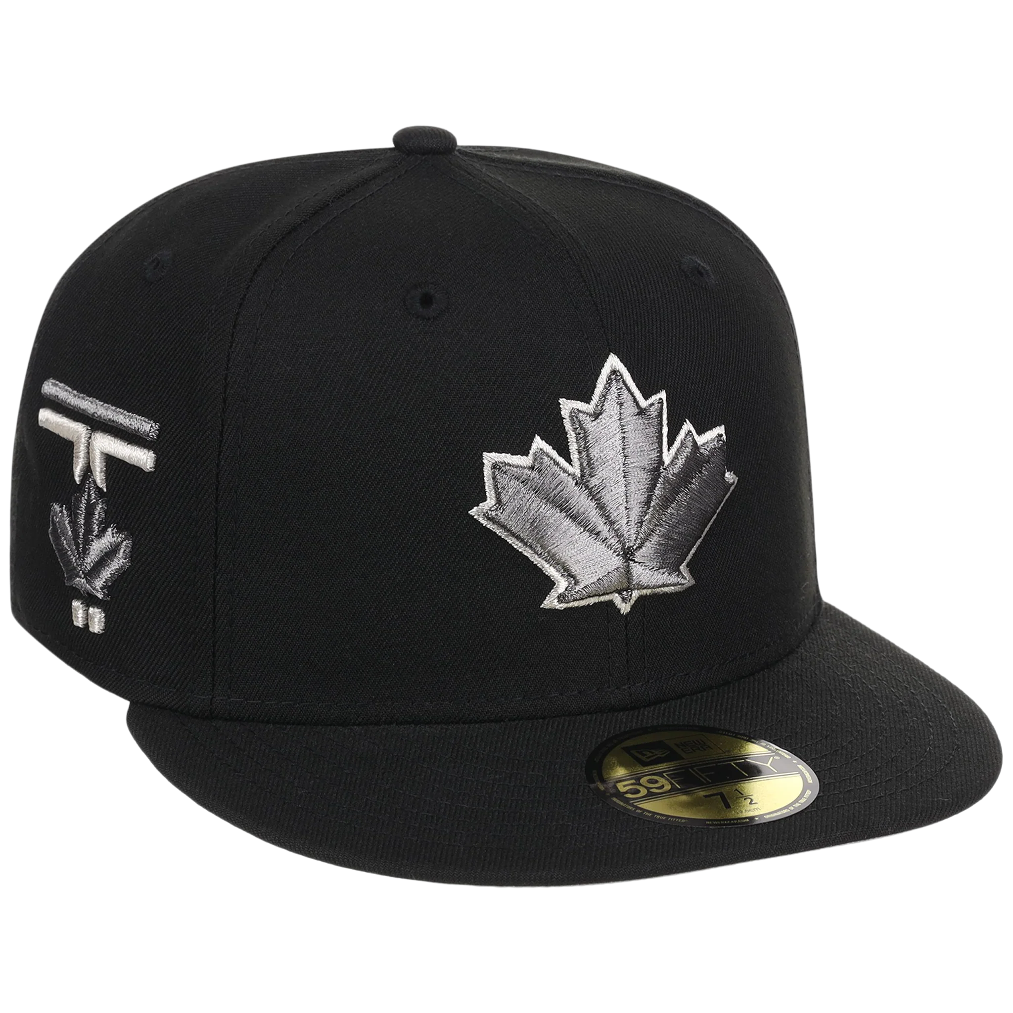 Toronto Blue Jays Toronto Crown the City - Liquid Titanium New Era 59FIFTY (Black/Black)