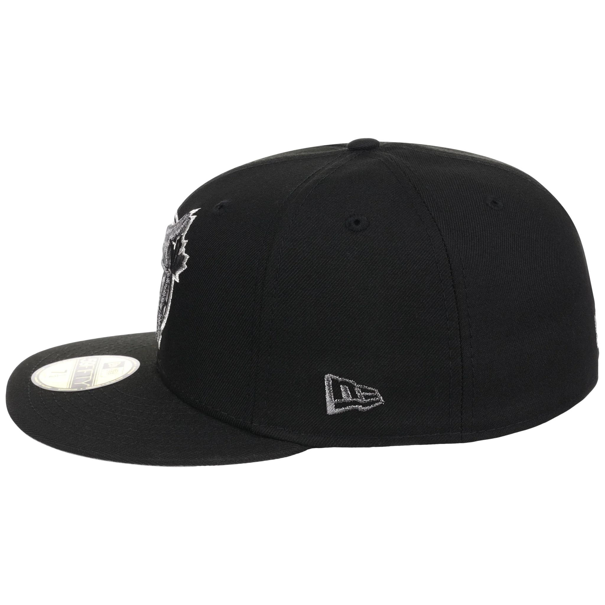Toronto Blue Jays Toronto Crown the City - Liquid Titanium New Era 59FIFTY (Black/Black) - Image 6