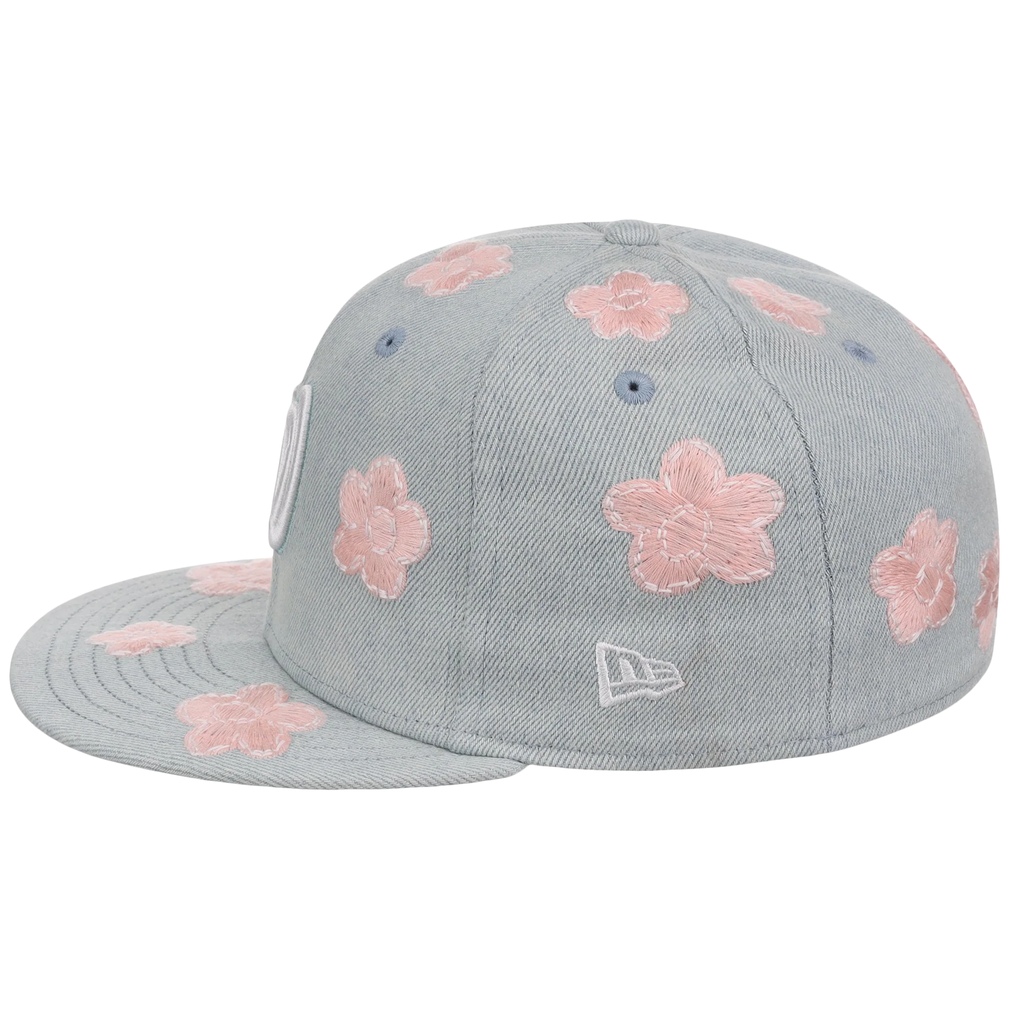 Washington Nationals MLB Denim Flower New Era 59FIFTY - Image 6